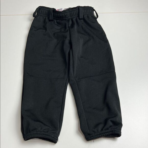 Intensity Girls Size S (7) Black Pull On Softball Pants with Back Pocket - Picture 1 of 4